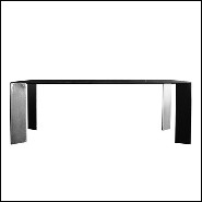 Table en acier fabriquée à la main 147-Acier Black