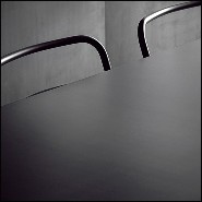 Table en acier fabriquée à la main 147-Acier Black