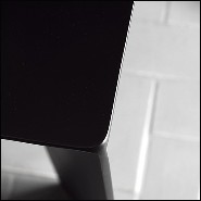 Table en acier fabriquée à la main 147-Acier Black