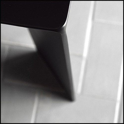 Table en acier fabriquée à la main 147-Acier Black