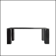 Table in Handcrafted Steel 147-Acier Dark