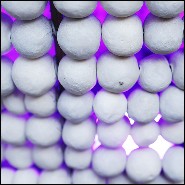 Vase fabriqué à la main avec structure en métal PC-Argile Balls Large