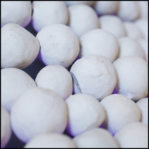 Vase fabriqué à la main avec structure en métal PC-Argile Balls Large