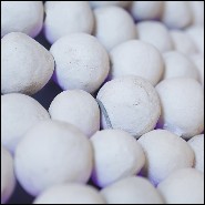 Vase fabriqué à la main avec structure en métal PC-Argile Balls Large