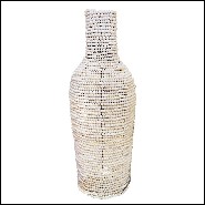Vase fabriqué à la main avec structure en métal PC-Argile Balls Medium