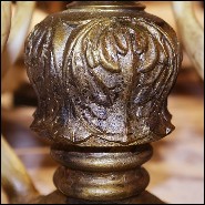 Table d'appoint avec base en bronze PC-Girafle
