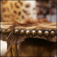 Table d'appoint avec base en bronze PC-Girafle