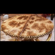 Table d'appoint avec base en bronze PC-Girafle