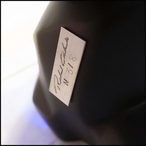 Sculpture en résine noir mat Orlinski PC-Gorilla Kong Black