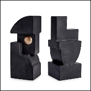 Serre livres en faïence PC-Pâcques Set of 2