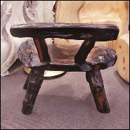 Banc avec dossier PC-Ebony Thick 2