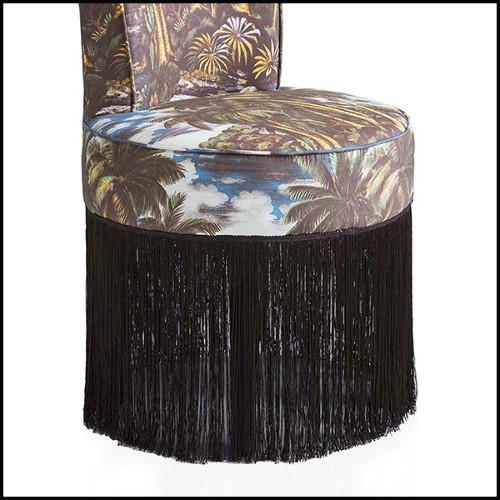 Chair with solid wood structure 162-Miami Style