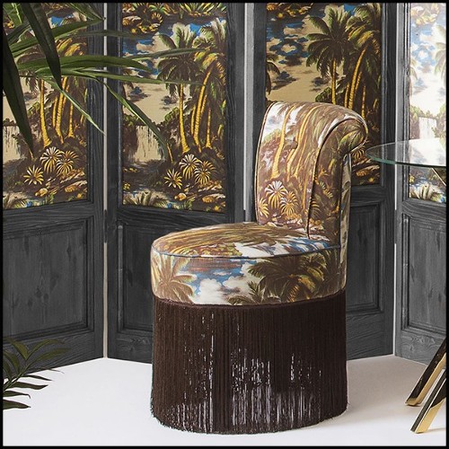 Chair with solid wood structure 162-Miami Style