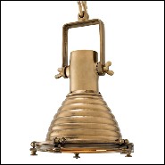 Suspension in brass in vintage finish or nickel 24-La Marina