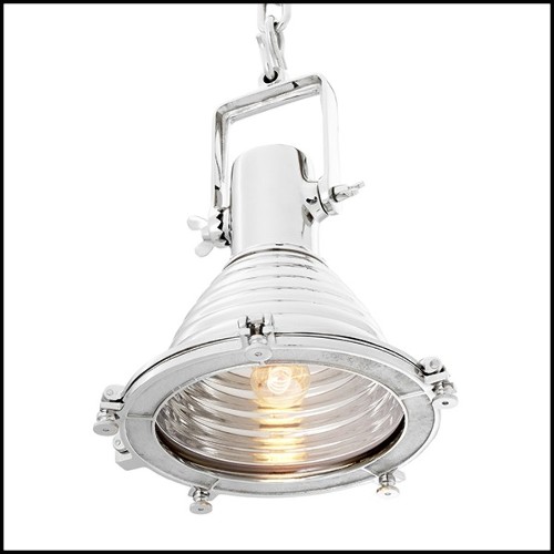 Suspension in brass in vintage finish or nickel 24-La Marina