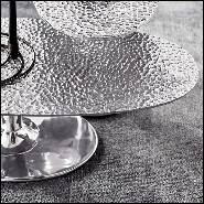 Table basse en aluminium moulé poli 30-Alu Drops