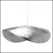 Suspension finition nickel 30-Leaf Silver Large or Medium