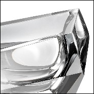 Cendrier en verre cristal 24-Alma Grey