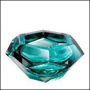 Bowl en verre cristal 24-Las Hayas Turquoise