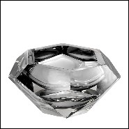 Bowl in crystal glass 24-Las Hayas Grey