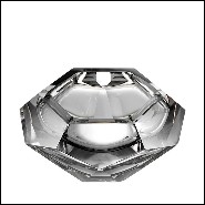 Bowl in crystal glass 24-Las Hayas Grey