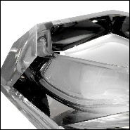 Bowl in crystal glass 24-Las Hayas Grey