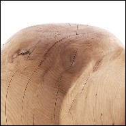 Tabouret en cèdre massif 162-Cocoona Shape 2