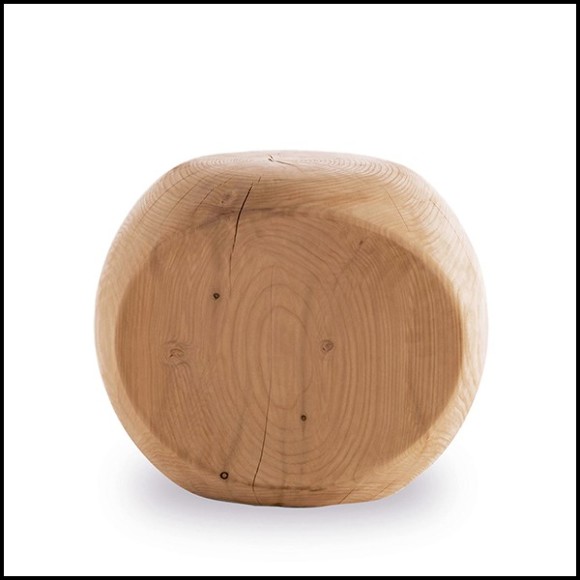 Tabouret en cèdre massif 162-Cocoona Shape 3