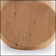 Tabouret en cèdre massif 162-Cocoona Shape 3