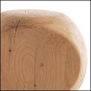 Tabouret en cèdre massif 162-Cocoona Shape 3