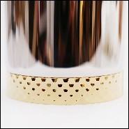 Porte-crayons en laiton massif poli en or blanc PC-Golfer