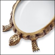 Loupe avec structure en laiton massif 172-Tortoise