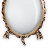 Magnifyer with structure in solid brass 172-Tortoise
