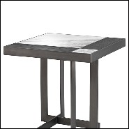 Side Table with stainless steel structure 24-Hermoza