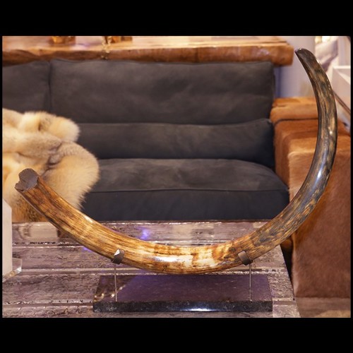 Défense méticuleusement restaurée PC-Mammoth Medium Dark and Clear Beige