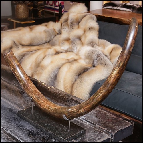 Tusk meticulously restored PC-Mammoth Medium Dark Brown