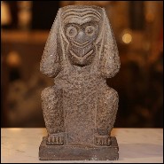 Sculpture en pierre sculptée PC-Stone Monkeys Set of 3 Large