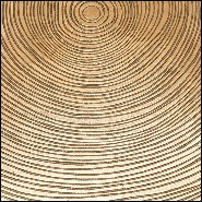 Table d'appoint en bois avec plateau finition laiton 24-Thousand Oaks