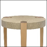 Side Table with top in oak veneer in washed finish 24-Oxnard