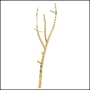 Coat Rack with steel structure in Gold finish 107-Branch Gold 24K
