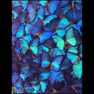Wall Decoration with Morphos butterflies from Peru PC-Butterflies Morphos