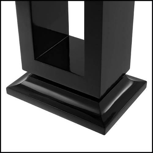 Table Lamp with structure in brass in black finish and shade in velvet 24-Mandarin