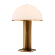 Table Lamp with structure in brass in antique finish 24-Berkley