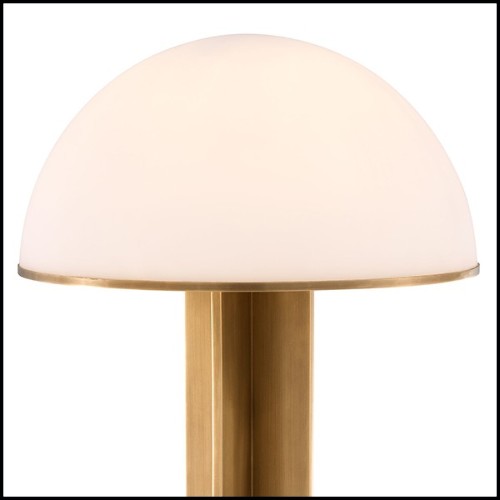 Lampe avec structure en laiton finition antique 24-Berkley