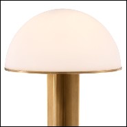 Lampe avec structure en laiton finition antique 24-Berkley