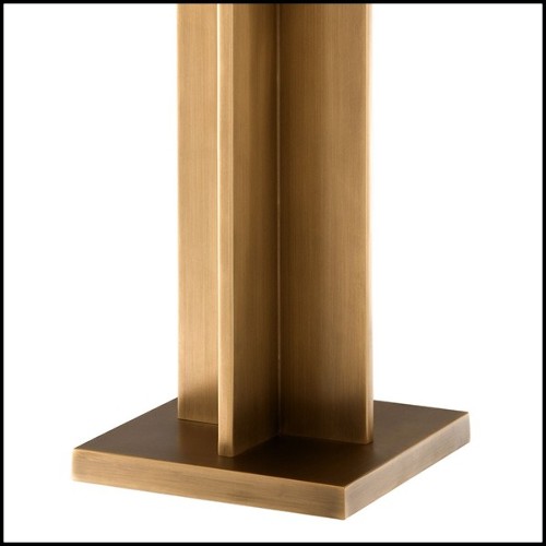 Lampe avec structure en laiton finition antique 24-Berkley