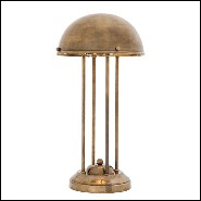 Table Lamp with structure in brass in vintage finish 24-Livre
