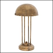 Table Lamp with structure in brass in vintage finish 24-Livre