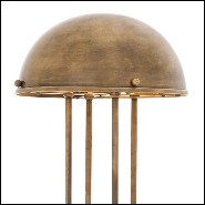 Lampe avec structure en laiton finition vintage 24-Livre