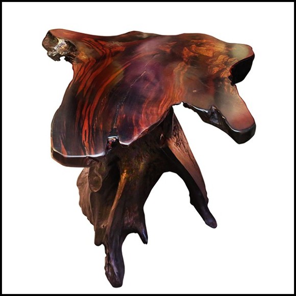 Table d'appoint en ébène massif naturel PC-Ebony Massive